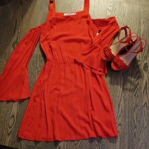 NWT cold shoulder sundress